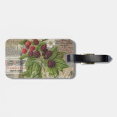 Blackberries Bloementuin Bloemvlinder Kunst Bagagelabel (Achterkant horizontaal)