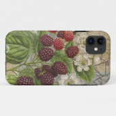 Blackberries Bloementuin Bloemvlinder Kunst Case-Mate iPhone Case (Achterkant (horizontaal))
