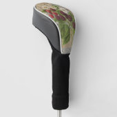 Blackberries Bloementuin Bloemvlinder Kunst Golfheadcover (Schuin)