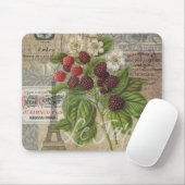 Blackberries Bloementuin Bloemvlinder Kunst Muismat (Met muis)