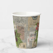 Blackberries Bloementuin Bloemvlinder Kunst Papieren Bekers (Links)