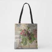 Blackberries Bloementuin Bloemvlinder Kunst Tote Bag (Voorkant)