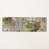 Blackberries Bloementuin Bloemvlinder Kunst Yogamat (Voorkant (horizontaal))