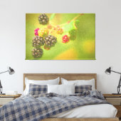 "Blackberries Fruit Plant" Kute foto. Bestel nu Canvas Afdruk (Insitu (Slaapkamer))