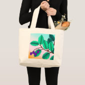 Blackberries op een tak grote tote bag (Voorkant (product))