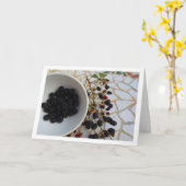 Blackberries op mozaïek kaart (Gele Bloem)