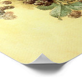 "Blackberries" van Paul de Longpré Poster (Hoek)