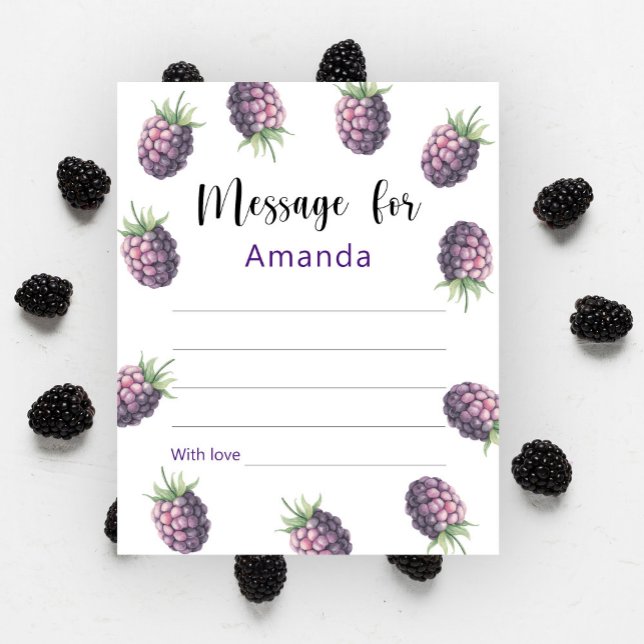 Blackberries verjaardag tijd capsule bericht (Creator heeft geüpload)