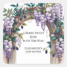 Blackberries & Wisteria Gender Neutral Baby Shower