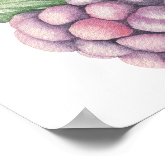 Blackberry 1e verjaardagsfeestje | Eerste bessen Poster (Hoek)