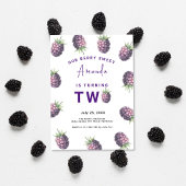 Blackberry 2e verjaardagsfeestje | Eerste bessen Kaart