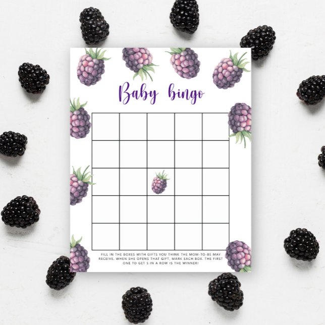 Blackberry - Baby shower bingogame (Creator heeft geüpload)