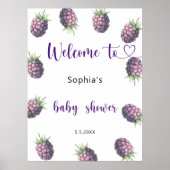Blackberry-baby shower poster (Voorkant)