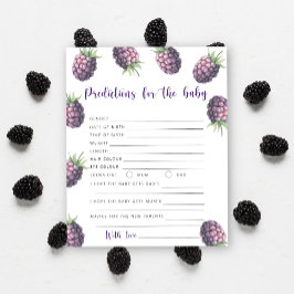 Blackberry - baby voorspellingen en advies