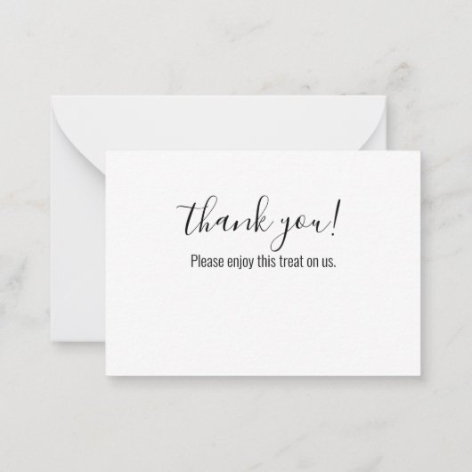 Blackberry bedankt notitiekaartje (Achterkant)