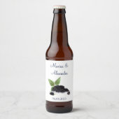 Blackberry Blackberries maakt zomerweddenschap Bier Etiket (Voorkant)