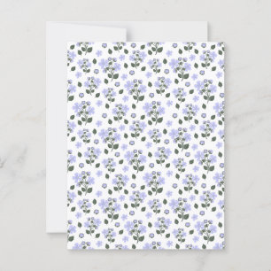 Blackberry bloemen, naadloos patroon briefkaart
