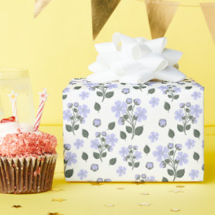 Blackberry bloemen, naadloos patroon cadeaupapier