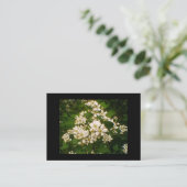 Blackberry Blossom Visitekaartje (Staand voorkant)