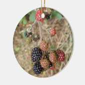 Blackberry Bonanza Custom Birthday Keramisch Ornament (Links)