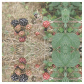 Blackberry Bonanza Patterned Fabric Stof (Close Up)
