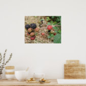 Blackberry Bonanza print (Keuken)