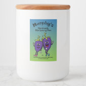 Blackberry Boysenberry Pals Cartoon Pie en meer Voedselcontainer Etiket (Voorkant)