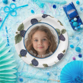 BlackBerry Custom foto en naam Paper Bord (Feest)