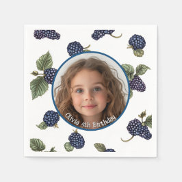 BlackBerry Custom foto en naam Paper Bord Servet