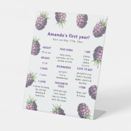 BlackBerry eerste verjaardag mijlpaal verjaardag Reclamebord Met Voetstuk