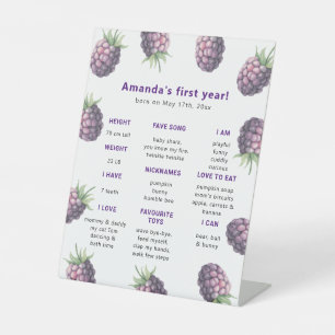 BlackBerry eerste verjaardag mijlpaal verjaardag Reclamebord Met Voetstuk