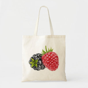 Blackberry en frambozen tote bag