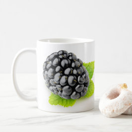 Blackberry en munt koffiemok