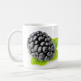 Blackberry en munt koffiemok