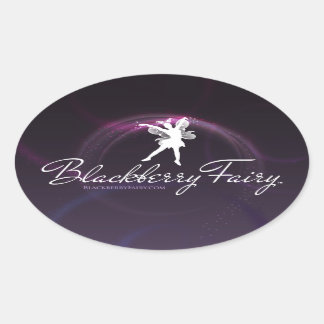 BlackBerry Fairy Ovale Logo Sticker