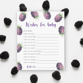 Blackberry - Feestspel | Wensen voor baby