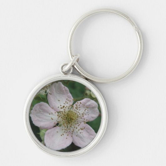 Blackberry Flower Macro Sleutelhanger (Voorkant)