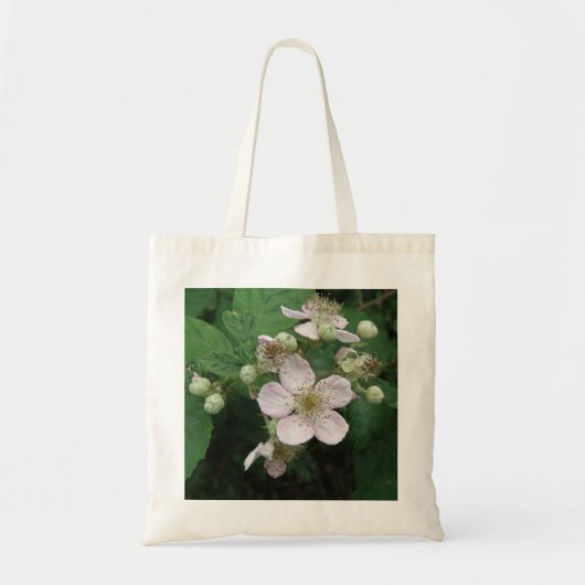 Blackberry Flowers Canvas tas (Voorkant)