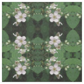 Blackberry Flowers Floral Patterned Fabric Stof (Swatch)