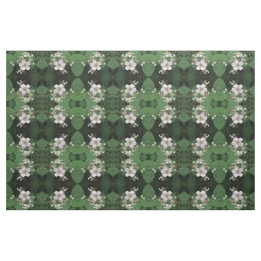 Blackberry Flowers Floral Patterned Fabric Stof (Fat Quarter)