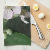 Blackberry Flowers Kitchen Towel Theedoek (Quarter Fold)