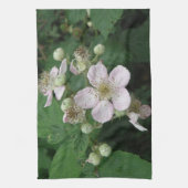 Blackberry Flowers Kitchen Towel Theedoek (Verticaal)