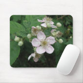 Blackberry Flowers Mousepad Muismat (Met muis)