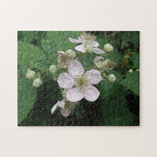 Blackberry Flowers Puzzle Legpuzzel (Horizontaal)