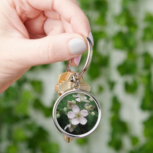 Blackberry Flowers Sleutelhanger (Hand)