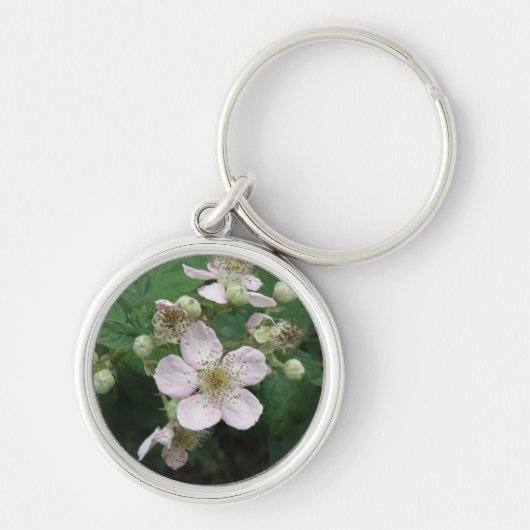 Blackberry Flowers Sleutelhanger (Voorkant)