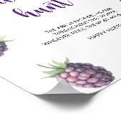 Blackberry - fopspeen jacht baby shower spel poster (Hoek)