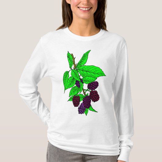 Blackberry Fruit T-shirt (Voorkant)