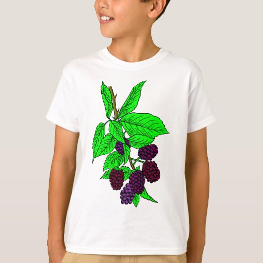 Blackberry Fruit T-shirt (Voorkant)