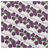 Blackberry fruit tekening naam patroon stof (Swatch)